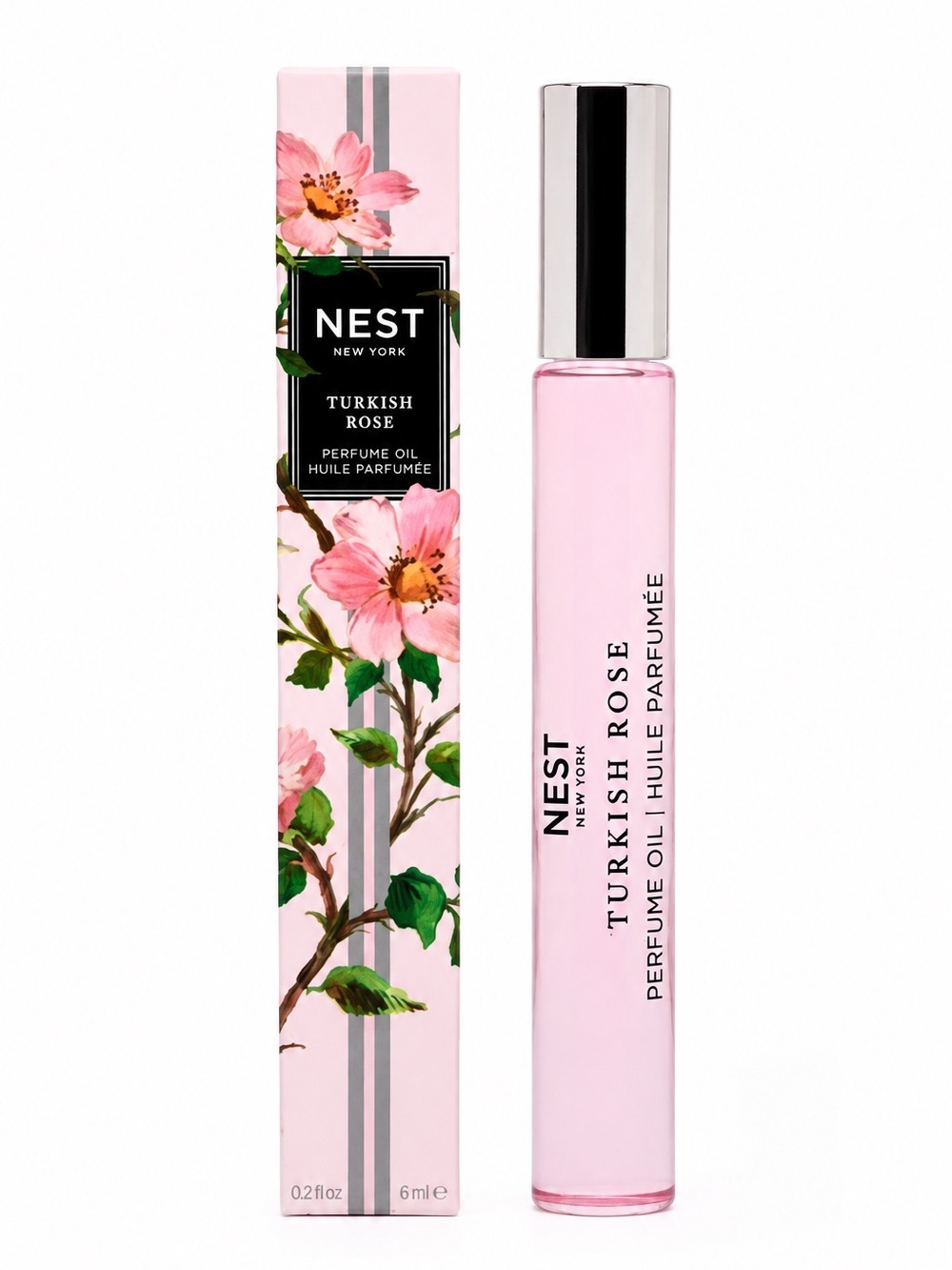 Empty NEST Fragrances Turkish Rose Perfume Oil Rollerball • NEW IN BOX